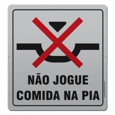 AL - 2034 - Não jogue lixo na pia