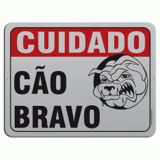 AL - 3014 - CUIDADO CÃO BRAVO