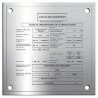 Placa de Identificação NR13